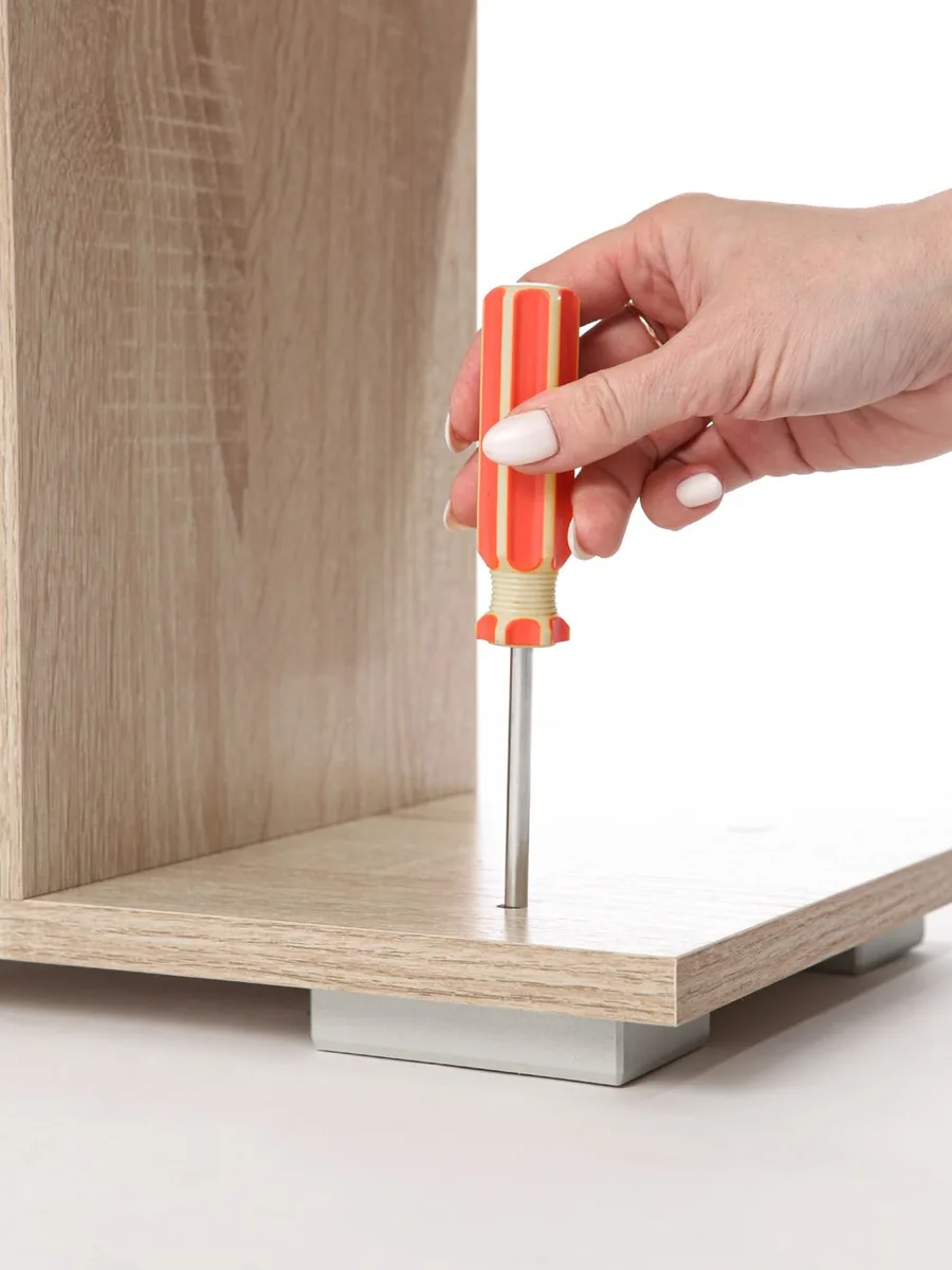 Flat-pack furniture assembly